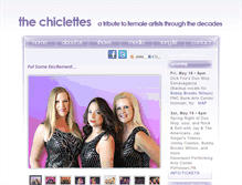 Tablet Screenshot of chiclettes.com